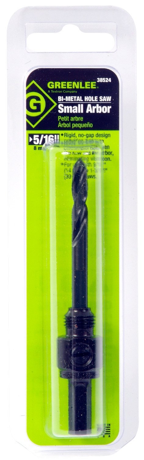 Greenlee 38524 ARBOR-.312 HEX BLST PKGD