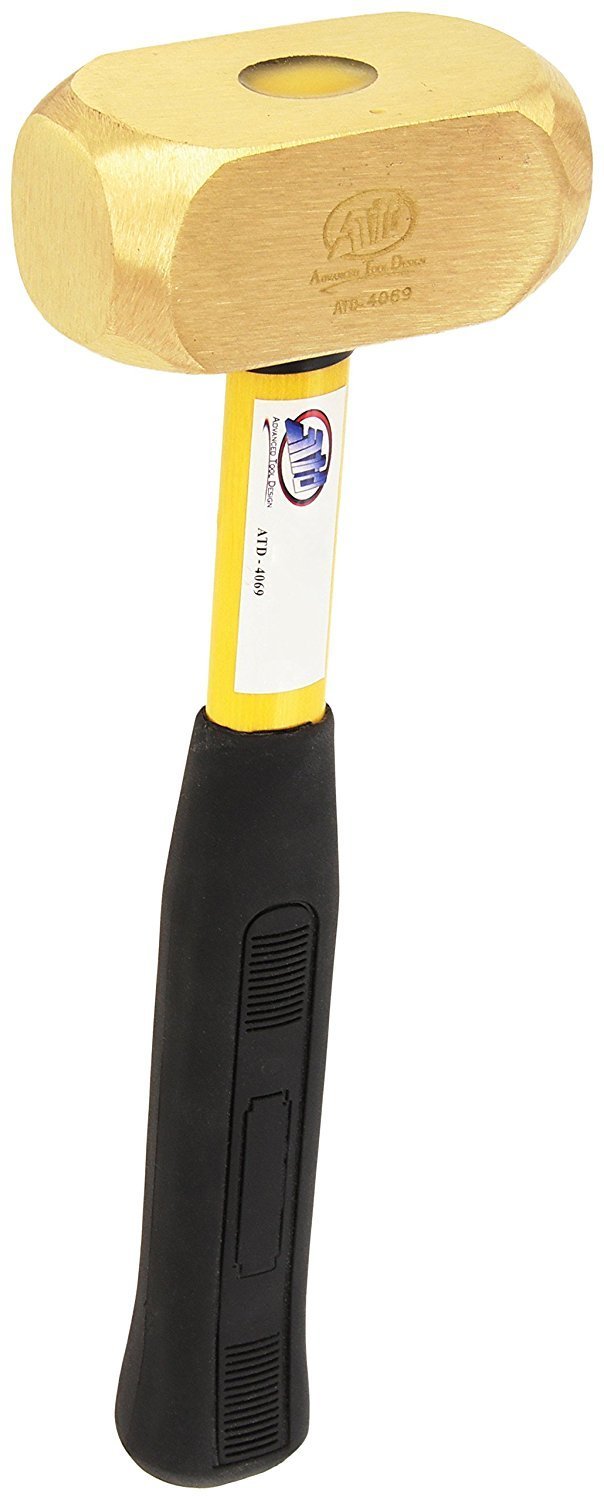 ATD 4069 Marteau en laiton, 2,3 kg