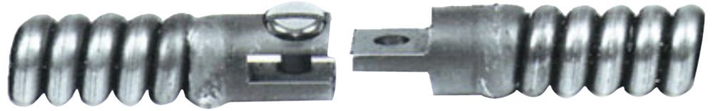 General Wire 25EM3 Cable Flexicore de 1/2" x 25' con conector macho y hembra