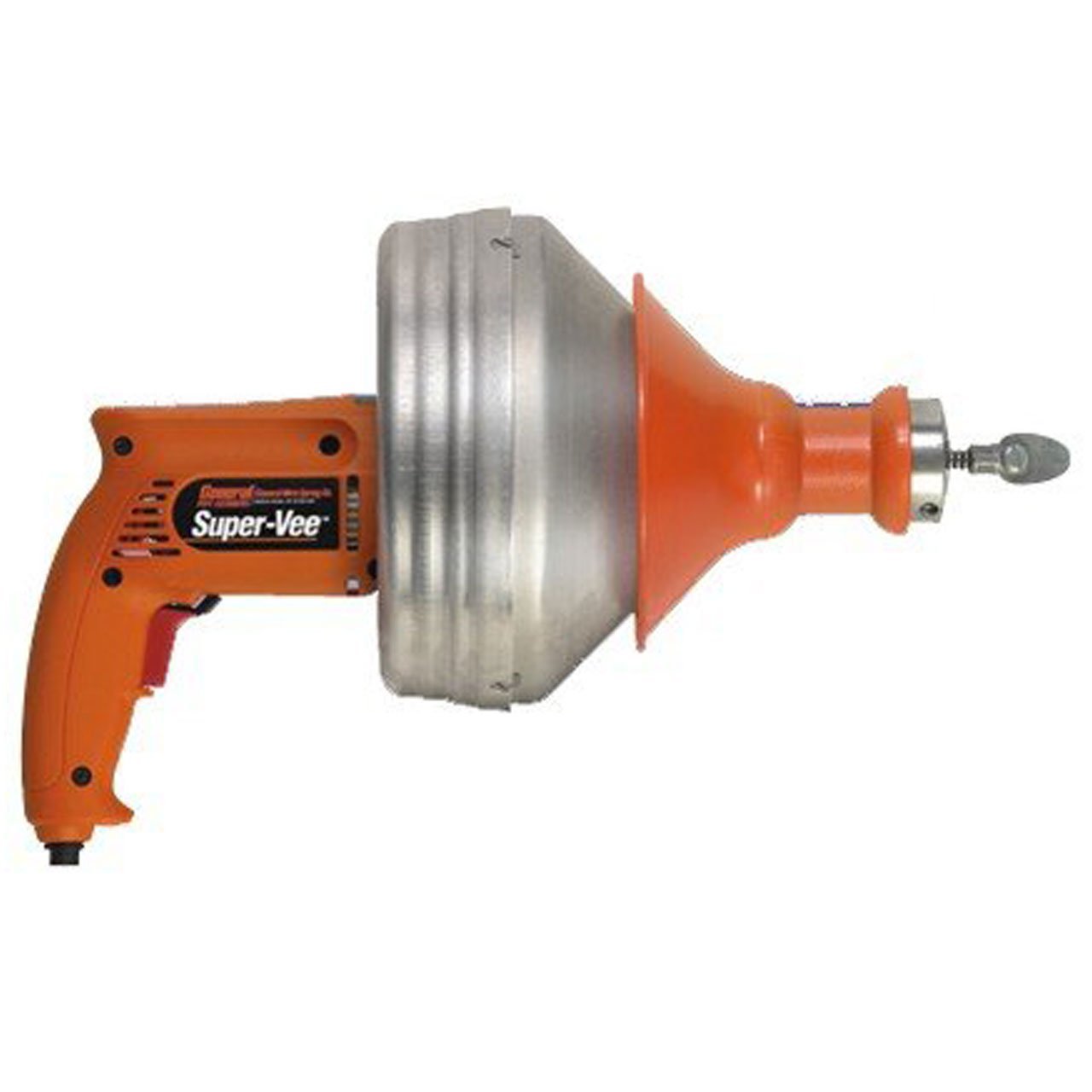 General Wire SV-C-WC Super Vee Drain Cleaner Basic Unit with 50-Feet x 1/4-Inch and 35-Feet x 3/8-Inch Cables, Small