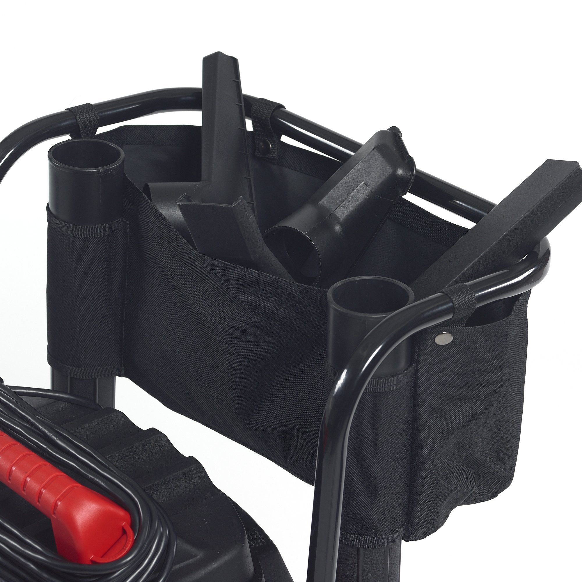 Ridgid 50353 Aspiradora en seco/mojado de acero inoxidable con carro, 16 galones, roja