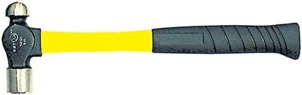 Jet 740164-Martillo de bola de 24 onzas con mango de fibra de vidrio