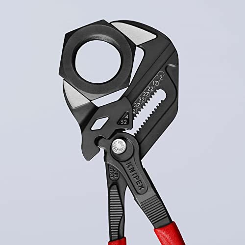 KNIPEX Tools 86 01 250 Pliers Wrench with Black Finish, 10"