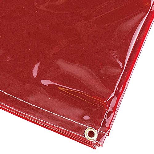 Sellstrom S97301 Welding Curtain - 6'x8' - Red