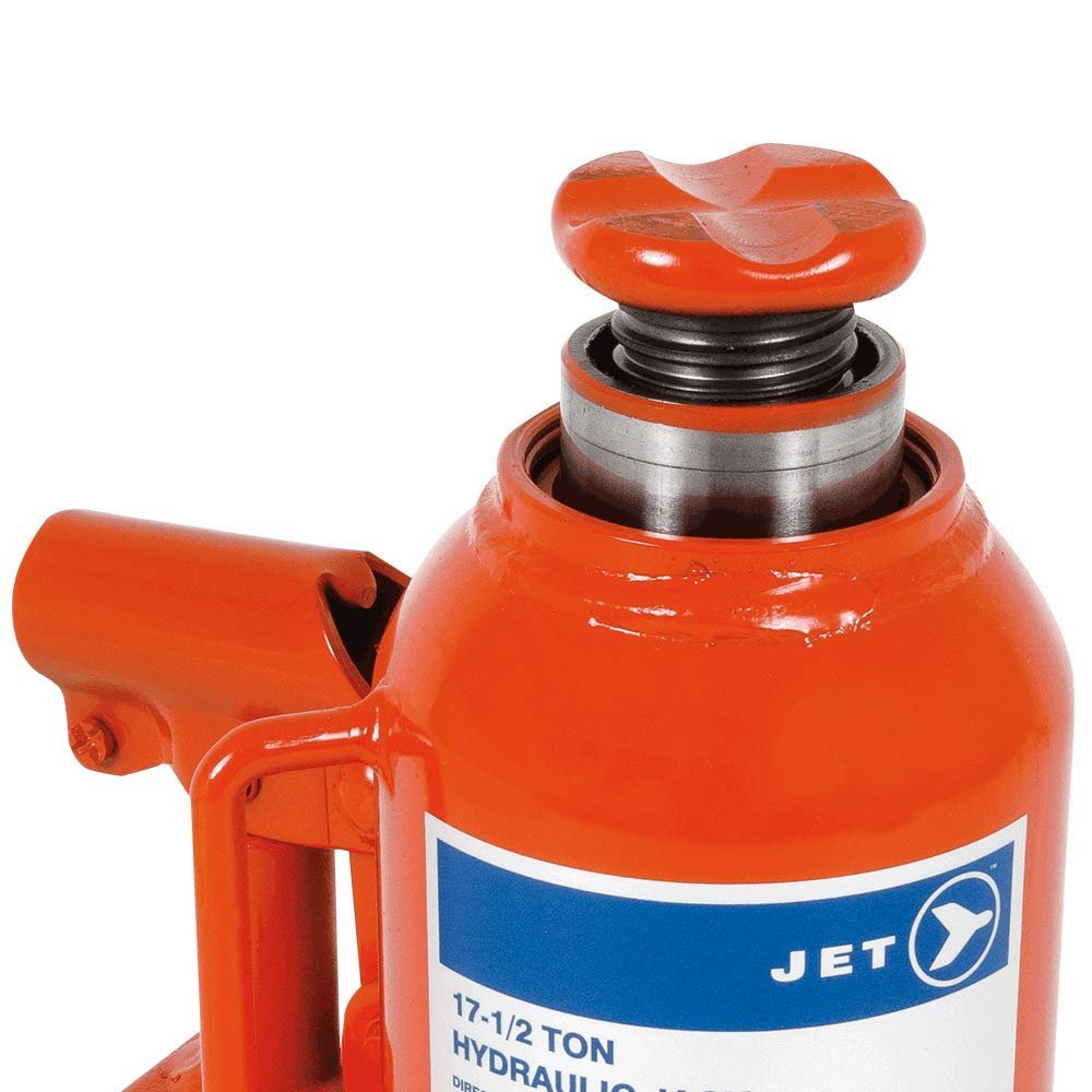 JET 140108 - 17-1/2 Ton Hydraulic Bottle Jack-Low Profile-Super
