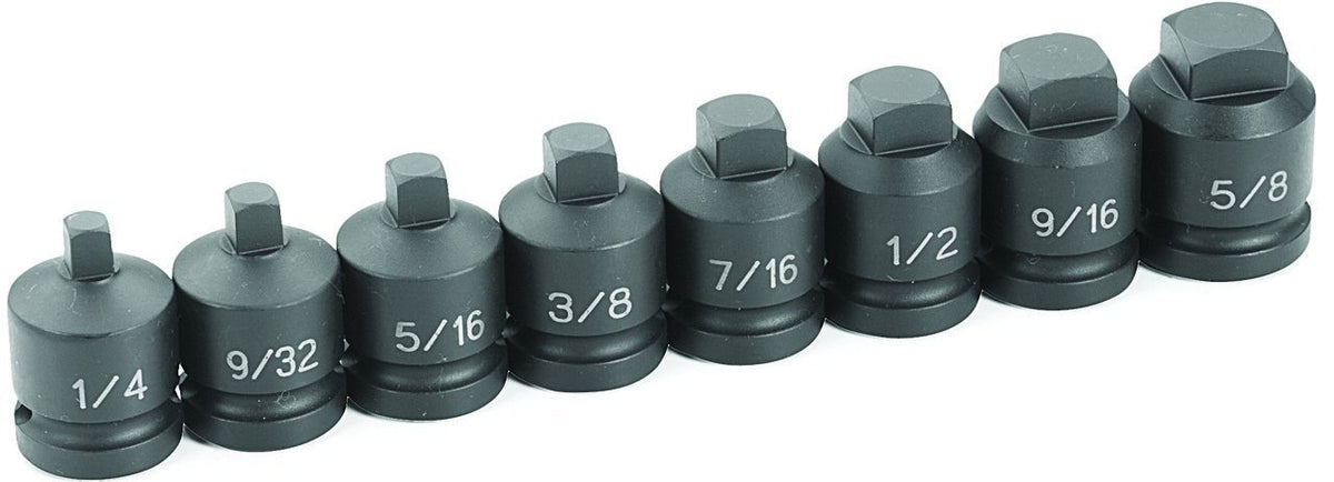 Grey Pneumatic (1308P) 1/2" Drive 8-Piece Pipe Plug Socket Set