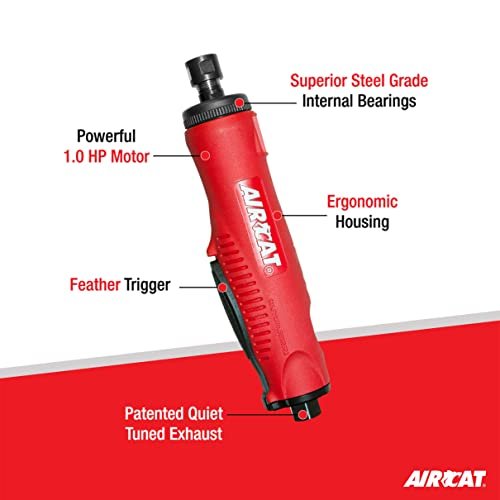 AirCat 6260: Rectificadora de matrices compuestas de 1 Hp, 22 000 RPM