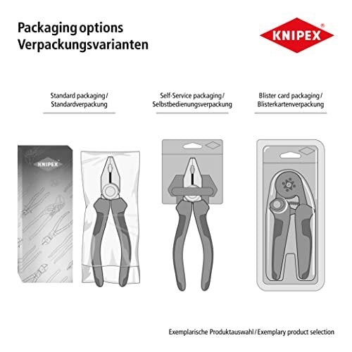 KNIPEX Tools 86 01 250 Pliers Wrench with Black Finish, 10"