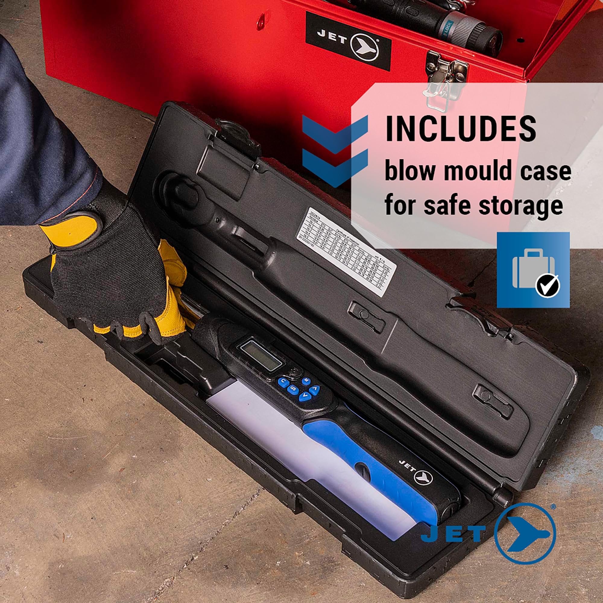 Jet 718943-Llave dinamométrica digital Dr de 3/8"