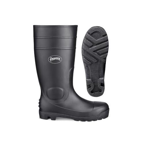 Pioneer Plain Toe, negro, 6 M EE. UU.