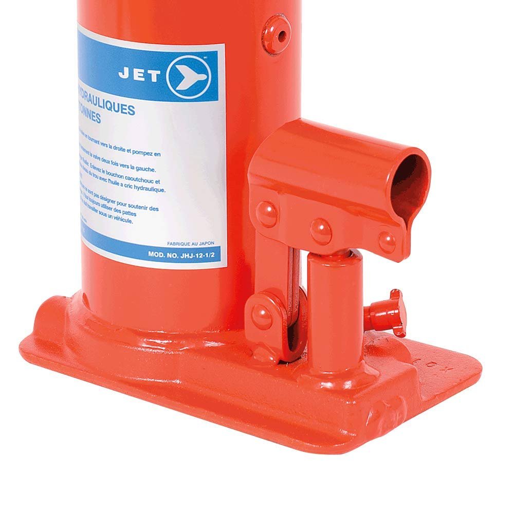 JET 140105 - 12-1/2 Ton Hydraulic Bottle Jack-Super Heavy Duty
