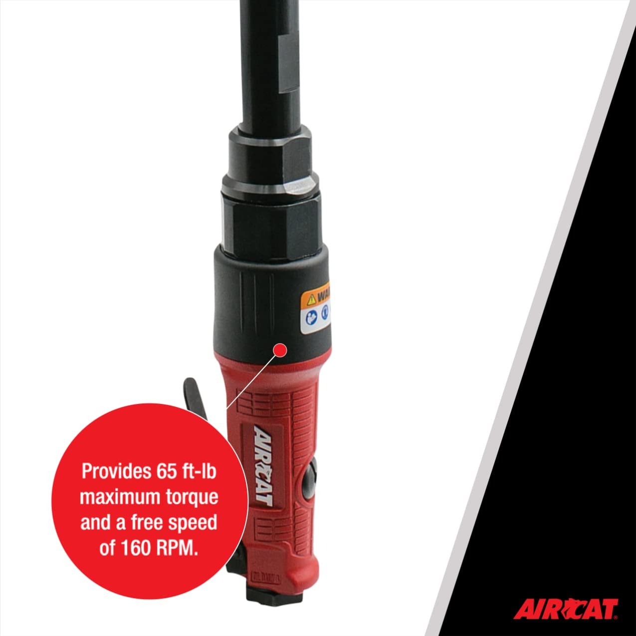 AirCat 808-22 : Cliquet allongé 3/8" 22" 65 Ft-Lb 160 tr/min