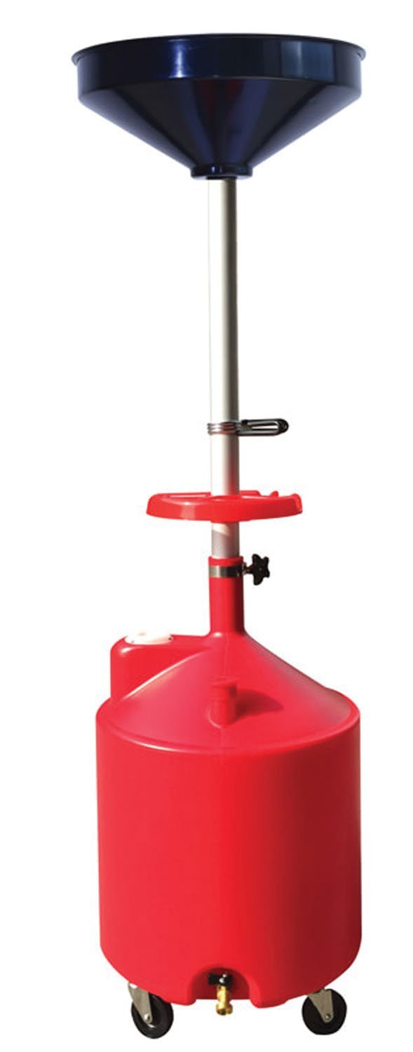 ATD Tools 5188 Drain d'huile usagée en plastique avec roulettes, 18 gallons