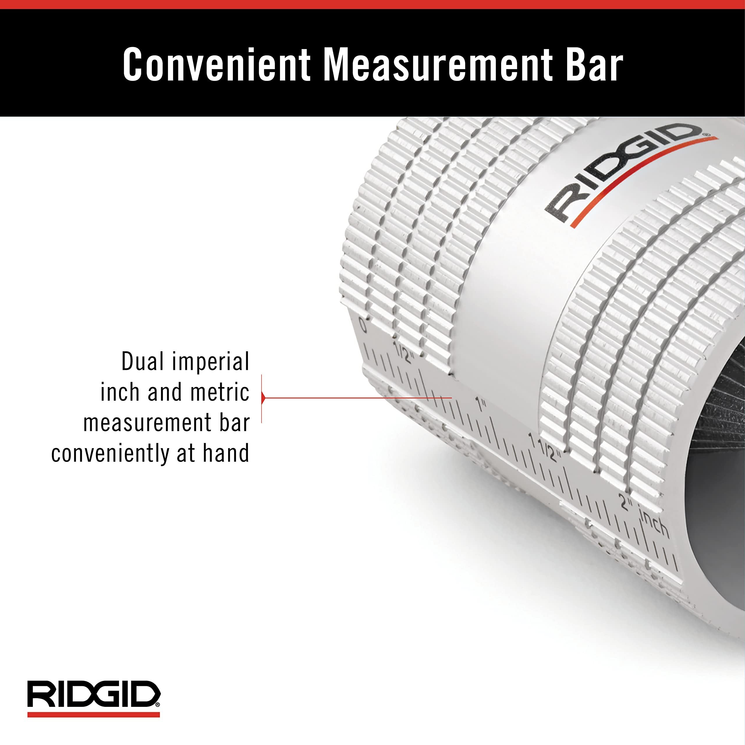 RIDGID 29983 Inner-Outer Reamer – 1/4” Hardened Steel Construction