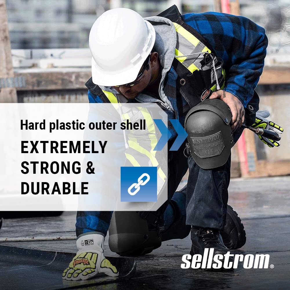 Sellstrom S96111 KneePro Ultra Flex III Rodillera, Negro