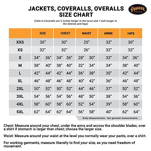 Pioneer V1120150-M Chaqueta parka de seguridad 6 en 1 impermeable de alta visibilidad, 2 bolsillos tipo cargo grandes, naranja, 5XL