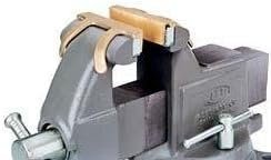 Reed Tool VC5 Tapas de mandíbula de latón, ancho de mandíbula de 5 pulgadas (paquete de 2)