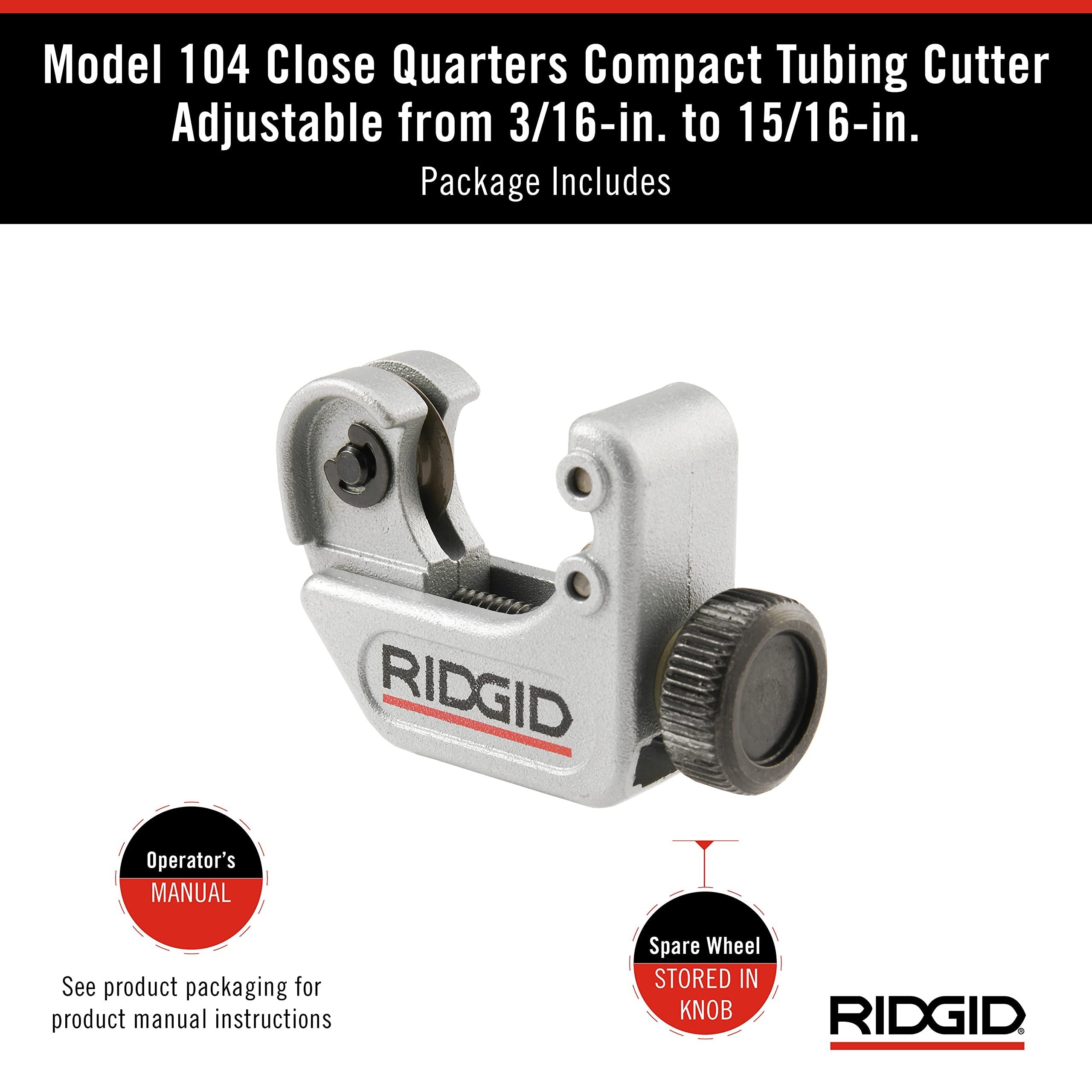 Ridgid Tools 32985 Coupe-quartier rapproché