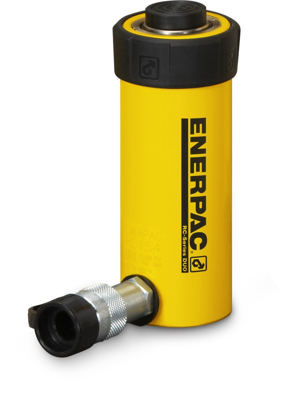 Enerpac RC-102 Single-Acting Alloy Steel Hydraulic Cylinder with 10 Ton Capacity, Single Port, 2.13" Stroke