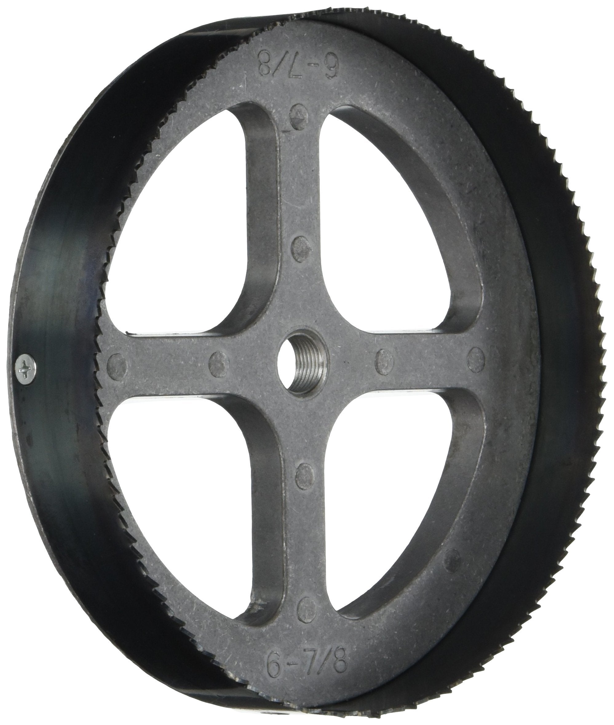 Greenlee 35715 Sierra perforadora empotrable, dentada de acero, 6-7/8 pulgadas