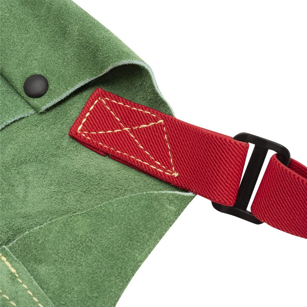 Pioneer V2340920-O/S Manga de soldadura, cuero, verde universal