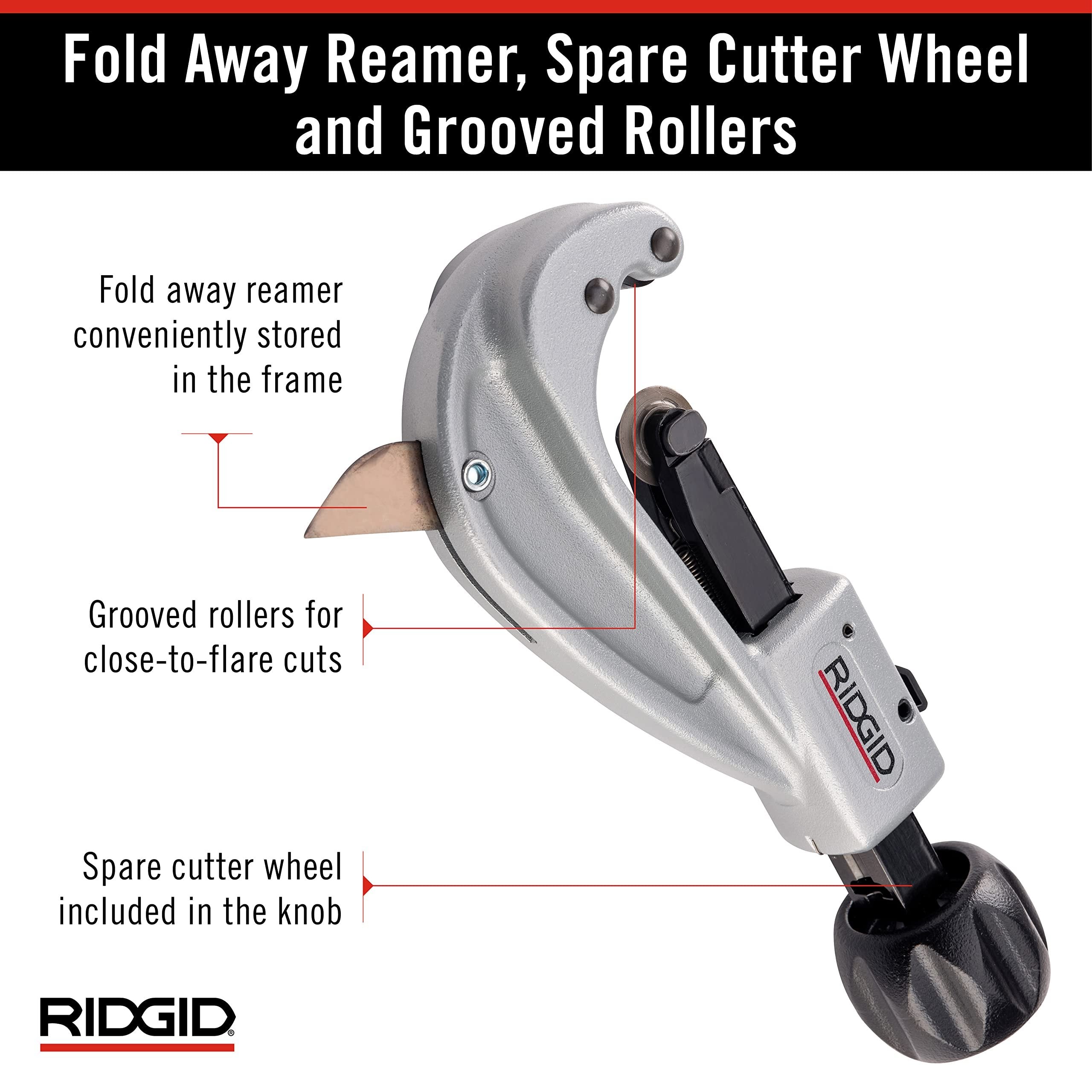 Ridgid Tools 31632 1/4-Inch To 1-5/8-Inch Quick Acting Tubing Cutter