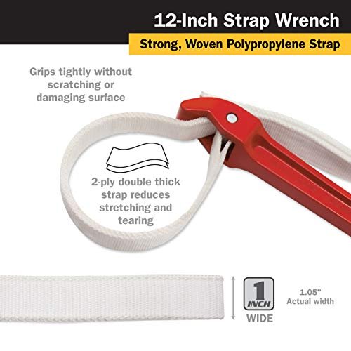 Titan 21315 12-Inch Strap Wrench