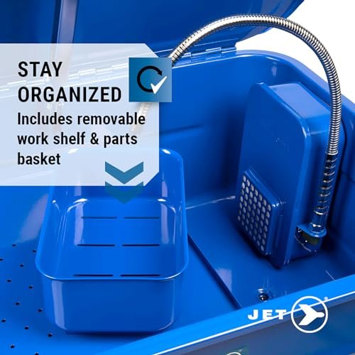 Jet 355007-Lavadora de piezas de 20 galones – Servicio pesado