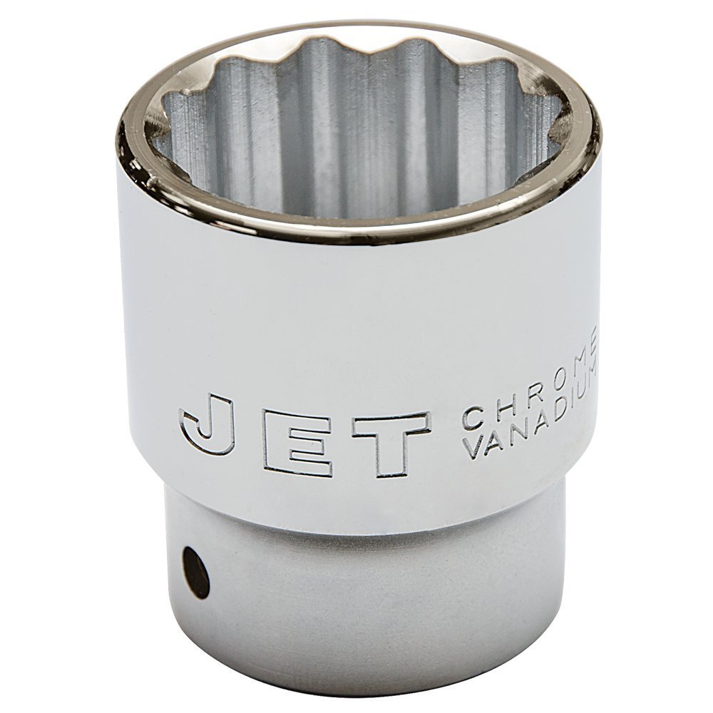 Jet 673638-3/4", 38 mm, régulier, 12 pans, douille métrique chromée
