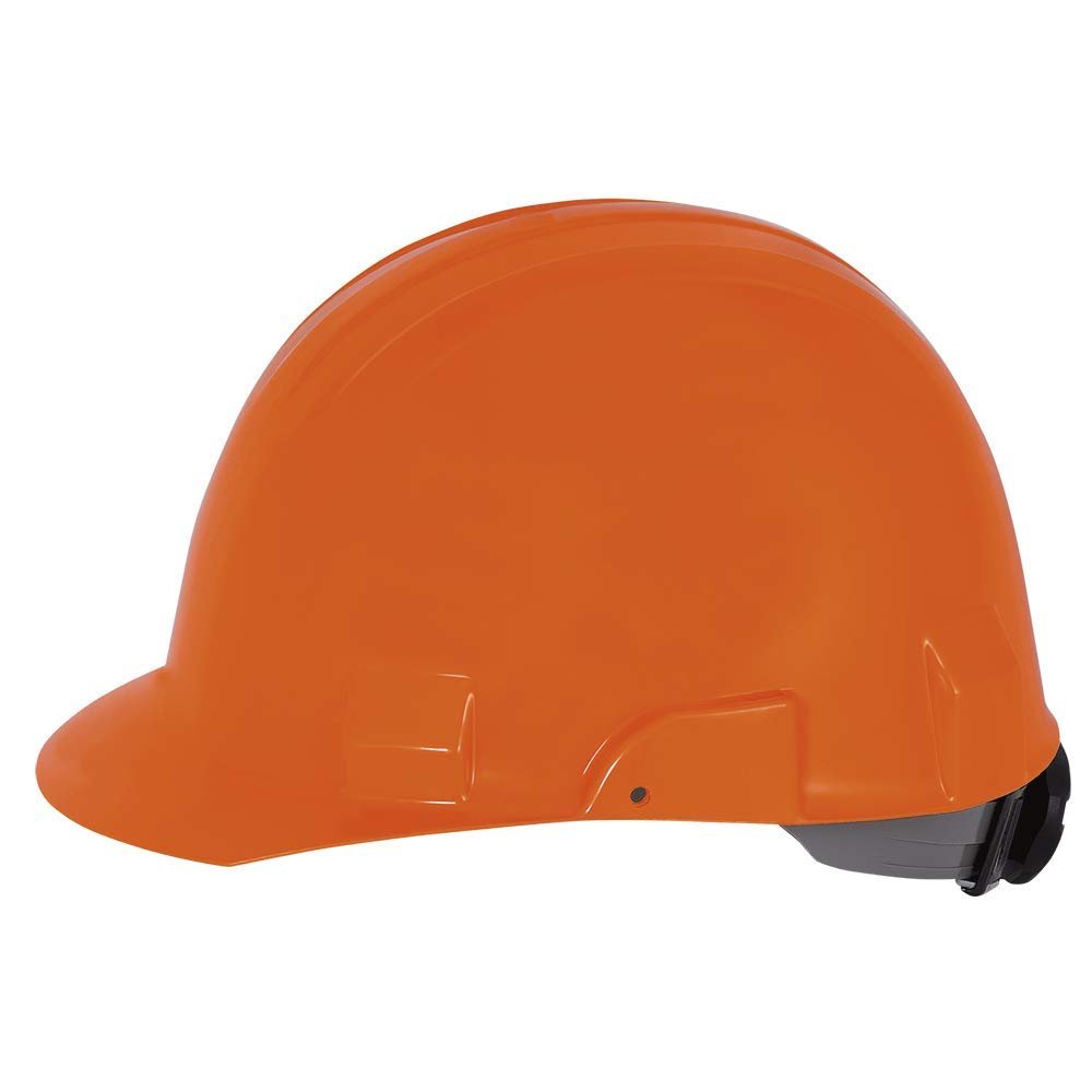 Casque rigide à bord avant Sellstrom CSA type 2 classe E, suspension 4 points avec réglages de hauteur et fentes pour accessoires, orange, S69320