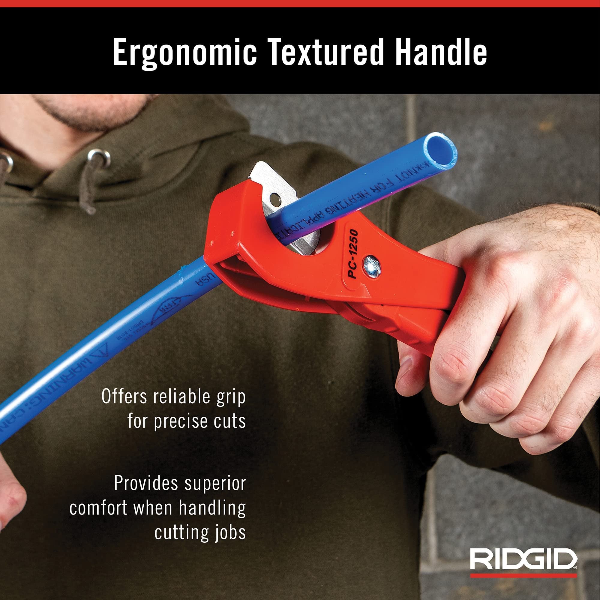 Ridgid Tools 23488 Coupe-tuyaux et tubes en plastique de style ciseaux