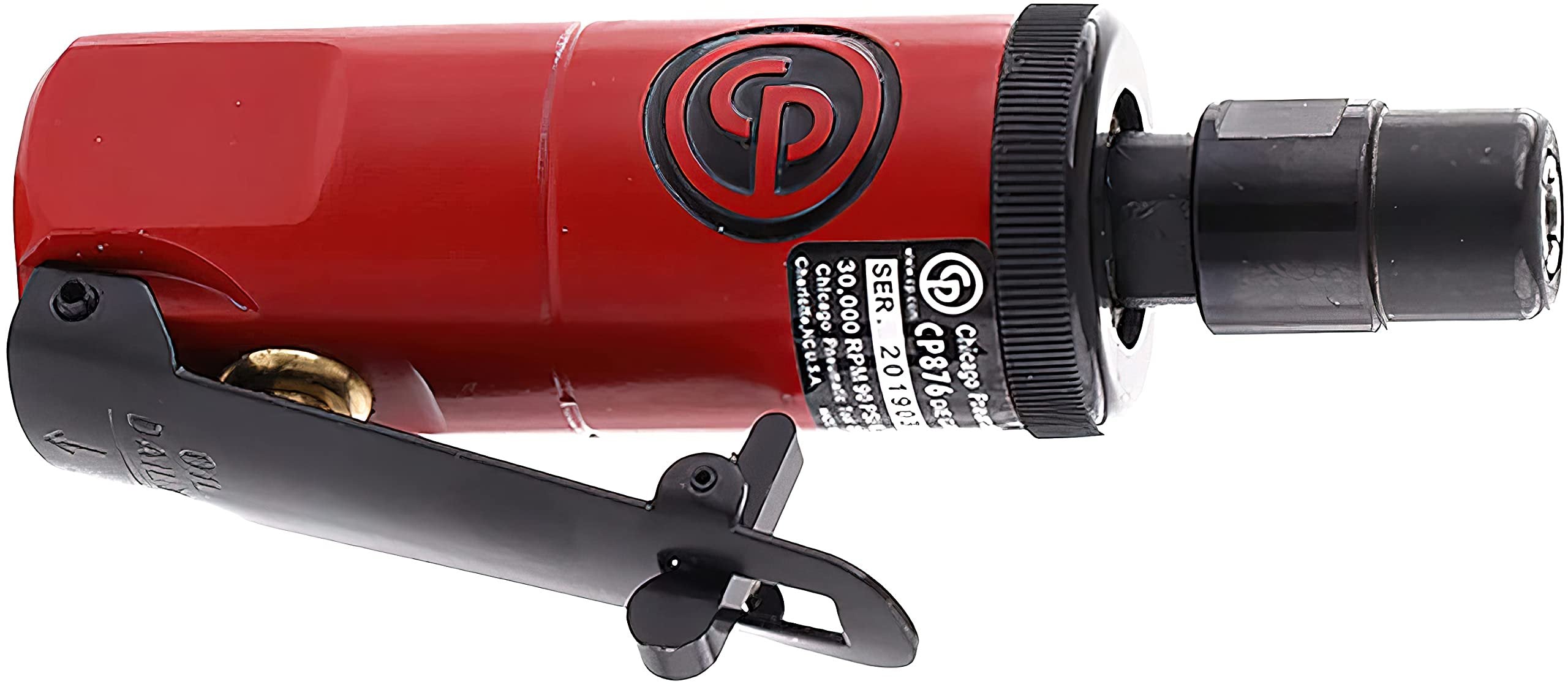 Chicago Pneumatique CP876 Mini meuleuse à matrice d'entretien général avec pinces de 1/4" et 6 mm