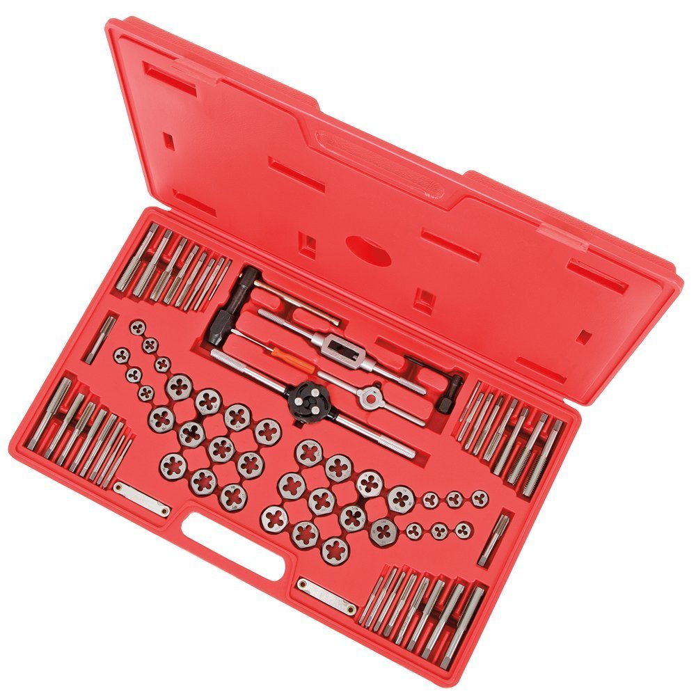 Jet 530108-76-Piece S.A.E./Metric H.S.S. Tap and Alloy Die Set