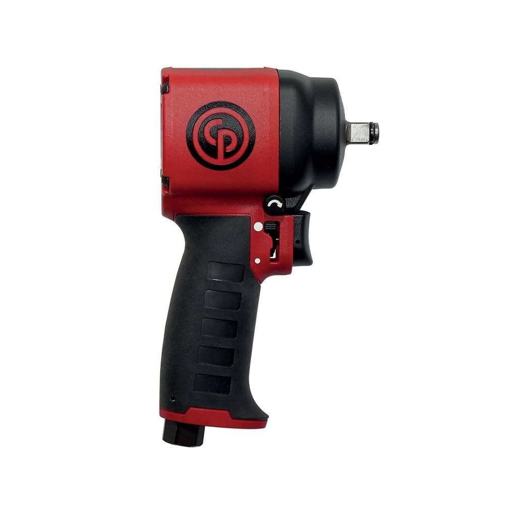 Chicago Pneumatique CP7731C - Clé à chocs pneumatique 3/8", poignée pistolet, couple maximum sortie inversée 346 pi lbf / 469 Nm, 9 000 tr/min, marteau simple
