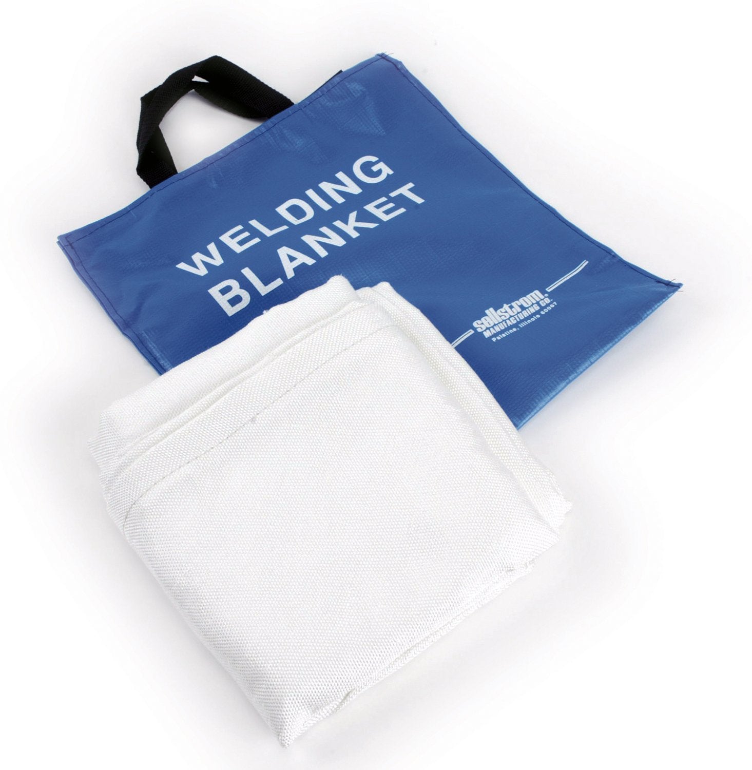 Sellstrom S97455 100% Fibreglass High-Temp Welding Blanket, Vinyl Storage Bag