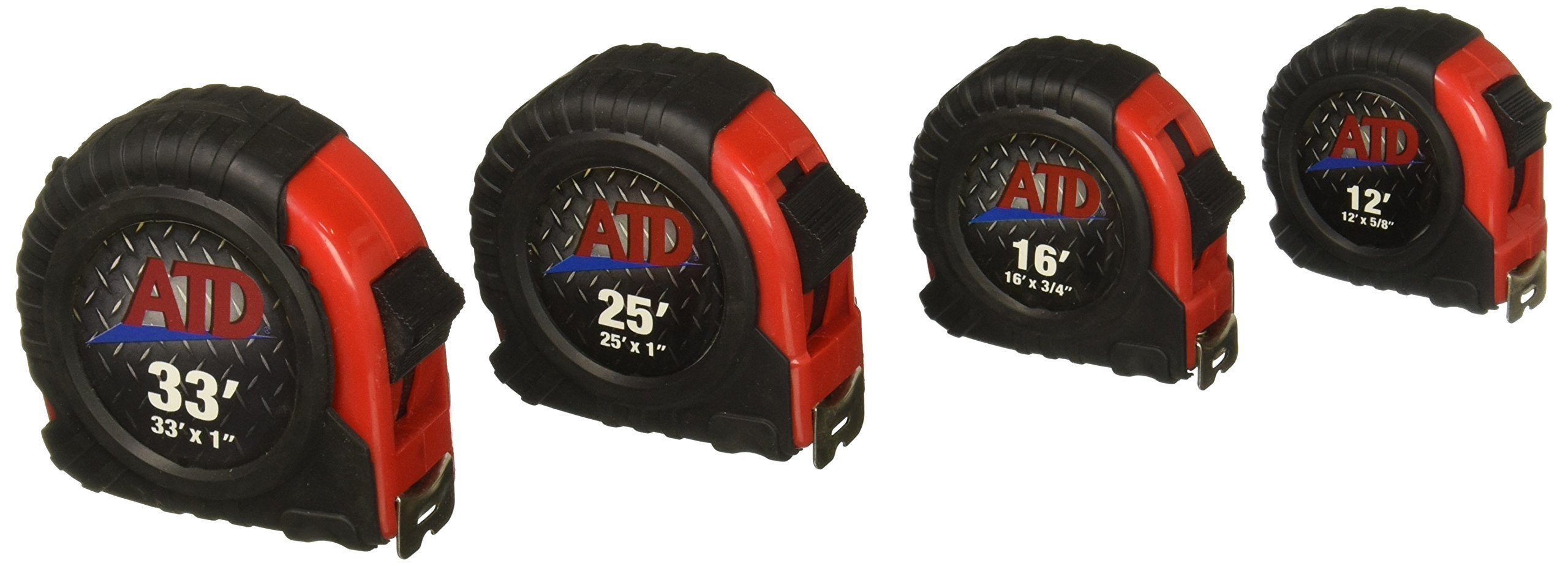 ATD Tools (330) 4-Piece Measure Tape Set