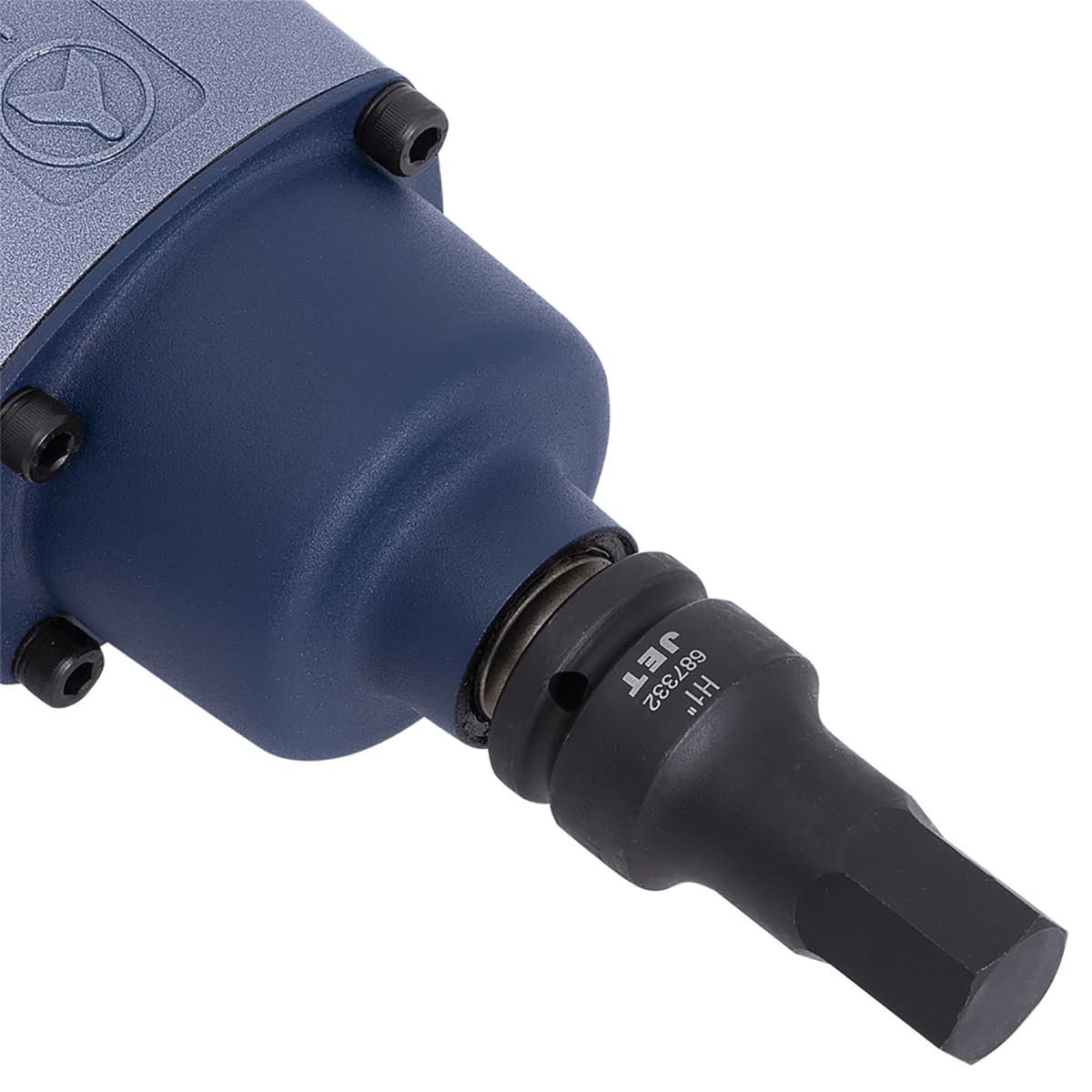 Jet 610411, entraînement 3/4", jeu de 5 douilles à chocs professionnelles SAE 3" à embout hexagonal, 5 pièces