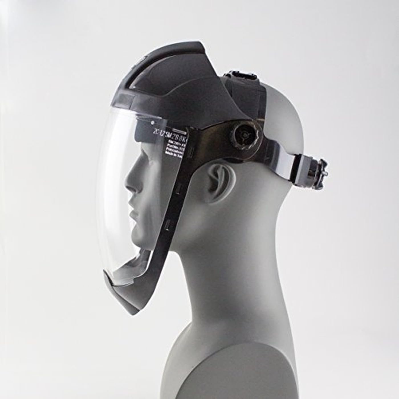 Sellstrom S32210 Clear Anti-Fog Polycarbonate Faceshield with Extended Chin and Side Guard, Universal