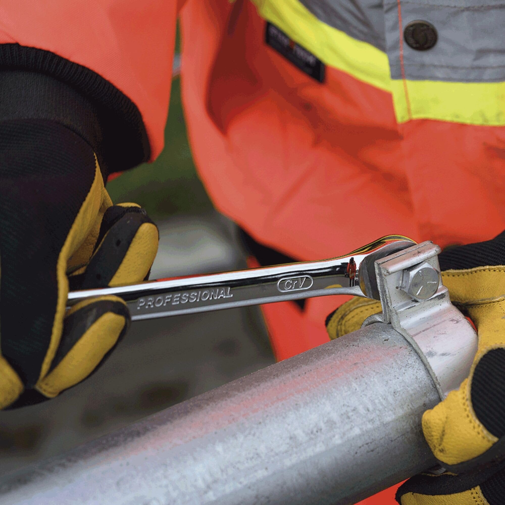 Jet 8-Piece Long S.A.E. Ratcheting Combination Wrench Set, 700308