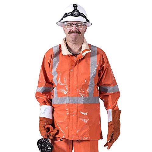 Pioneer V2449320-XL Flame Resistant Hi-Viz Safety Jacket, PVC on Nomex®/Kevlar®, Orange, XL - Clothing - Proindustrialequipment