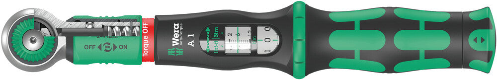 Safe-Torque A torque wrench with 1/4" drive, 2-12 Nm