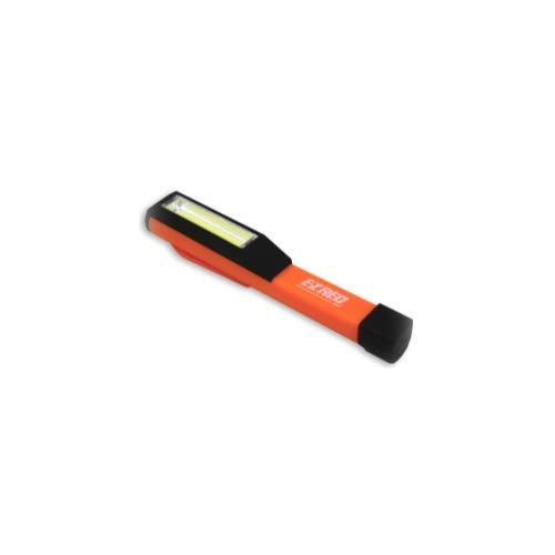 Lampe de poche LED COB EZ Red PCOB-OR Orange 150 lm avec base magnétique et clip de poche intégré