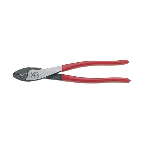 Herramienta de corte y engarzado Klein Tools 1005 de 9-3/4 pulgadas para terminales aislados y sin terminales