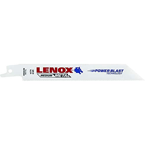 Lenox 20566-618R Lame de scie alternative pour coupe de métal 6 pouces 18TPI, paquet de 5