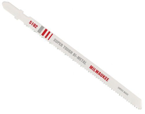 Milwaukee 48-42-5192 5-1/4-Inch Bi-Metal Jig Saw Blades, 14 Teeth per Inch, 5 Pack