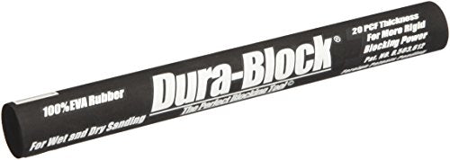 Dura-Block AF4404 Bloque de lijado redondo negro