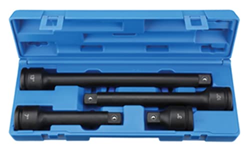 Juego de extensión de impacto gris neumático 3/4IN DR 4PC