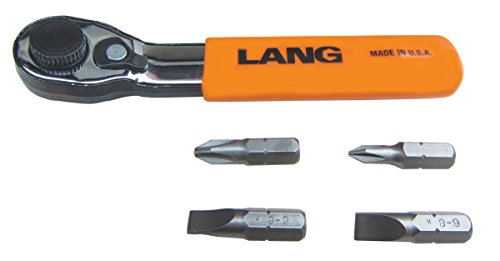 Lang Tools 5221 Jeu de 5 clés à embouts à dents fines
