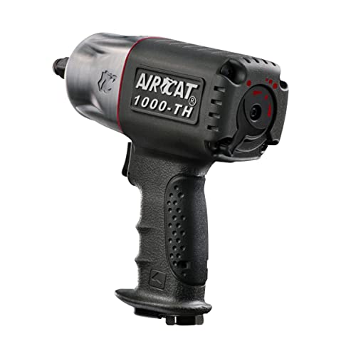 AIRCAT 1000-TH 1/2-Inch Composite Air Impact Wrench with Twin Hammer M