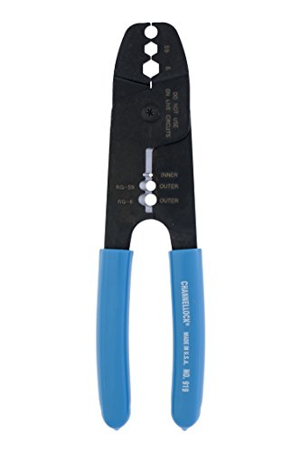 Channellock 919 Coupe-câble coaxial, 8,5 pouces